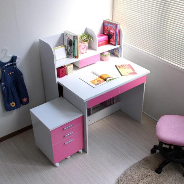 【新品・送料無料】学習机 学習デスク ３WAYレイアウトデスク ３段チェスト