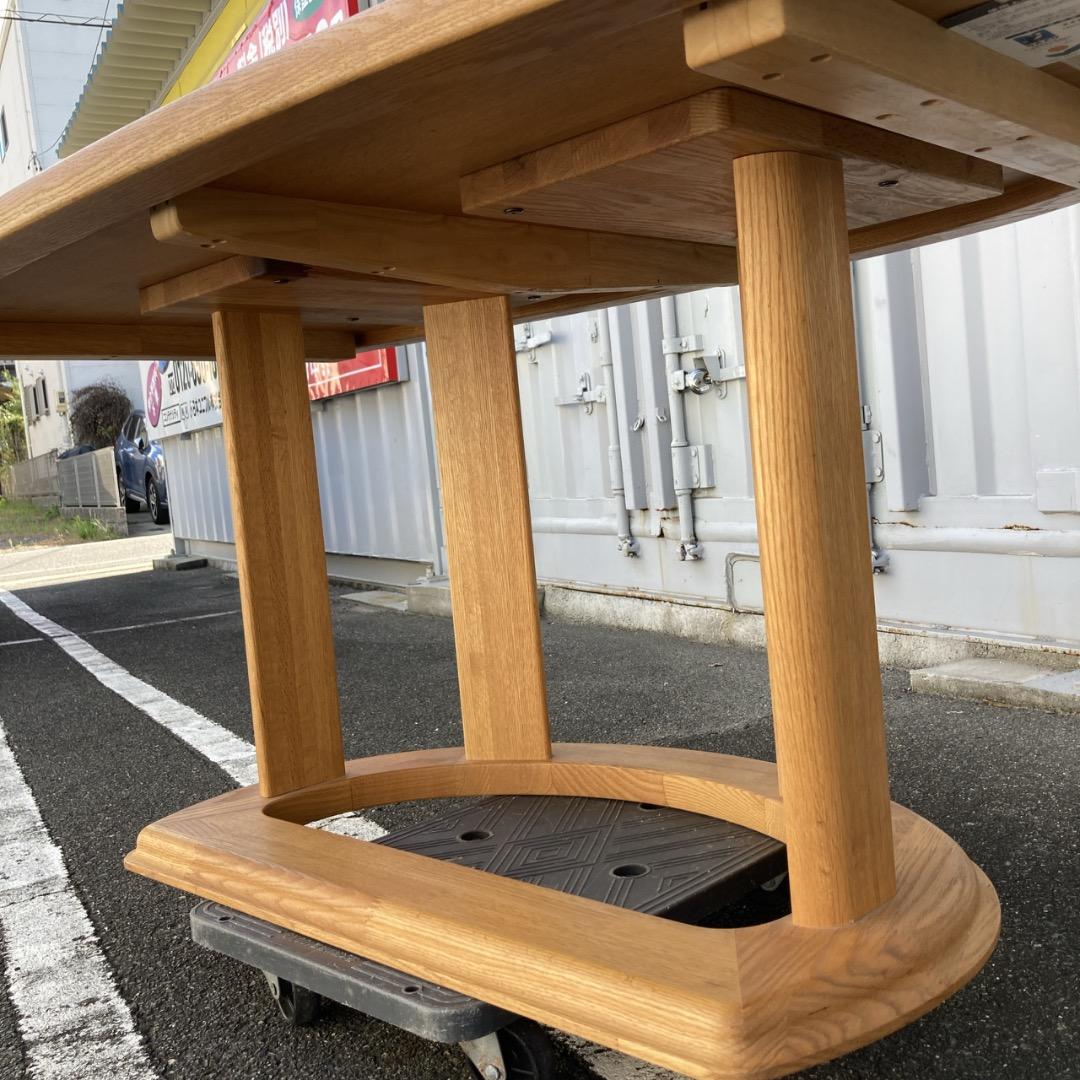 【お値下げOK】ナガノインテリア フレンドリーテーブル 半円 曲線 幅150cm