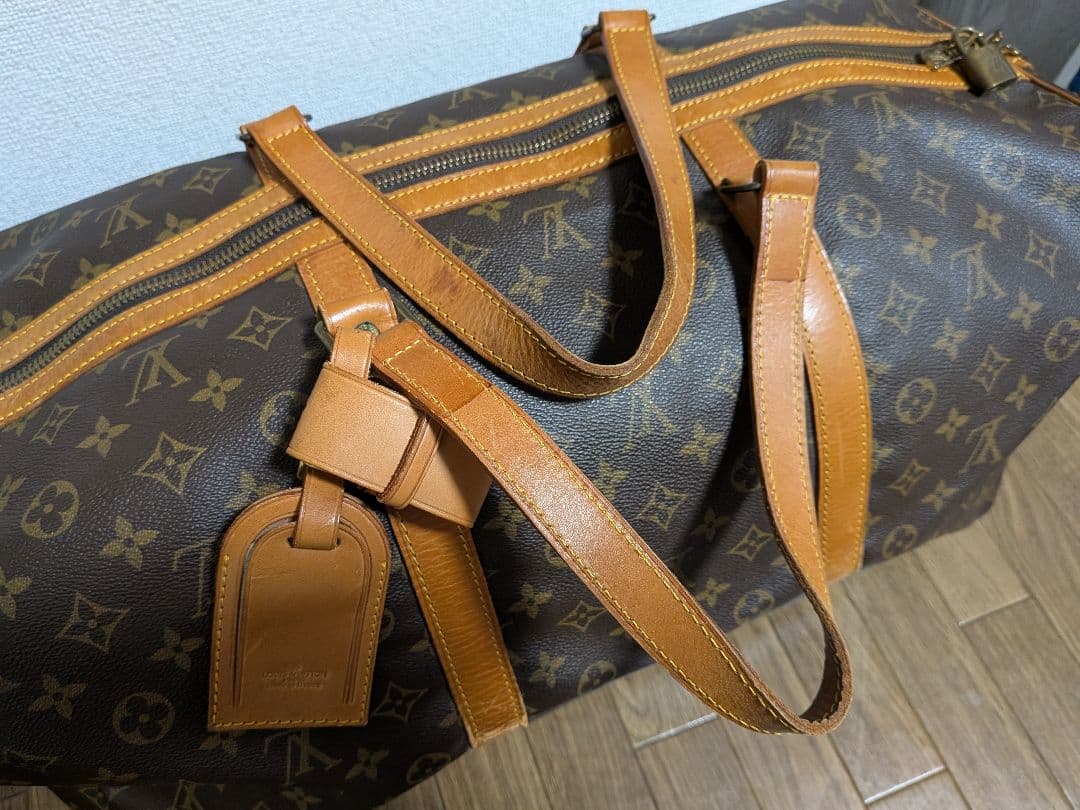 【LOUIS VUITTON】ボストンバッグ　サックスプール55 モノグラム