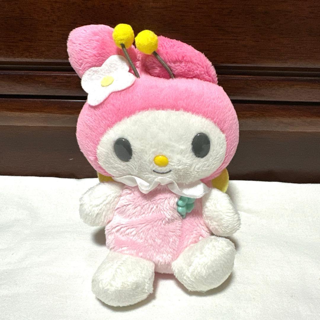 希少品　サンリオ　マイメロディ　平成レトロ　キグルミ　蝶　2008年　ぬいぐるみ