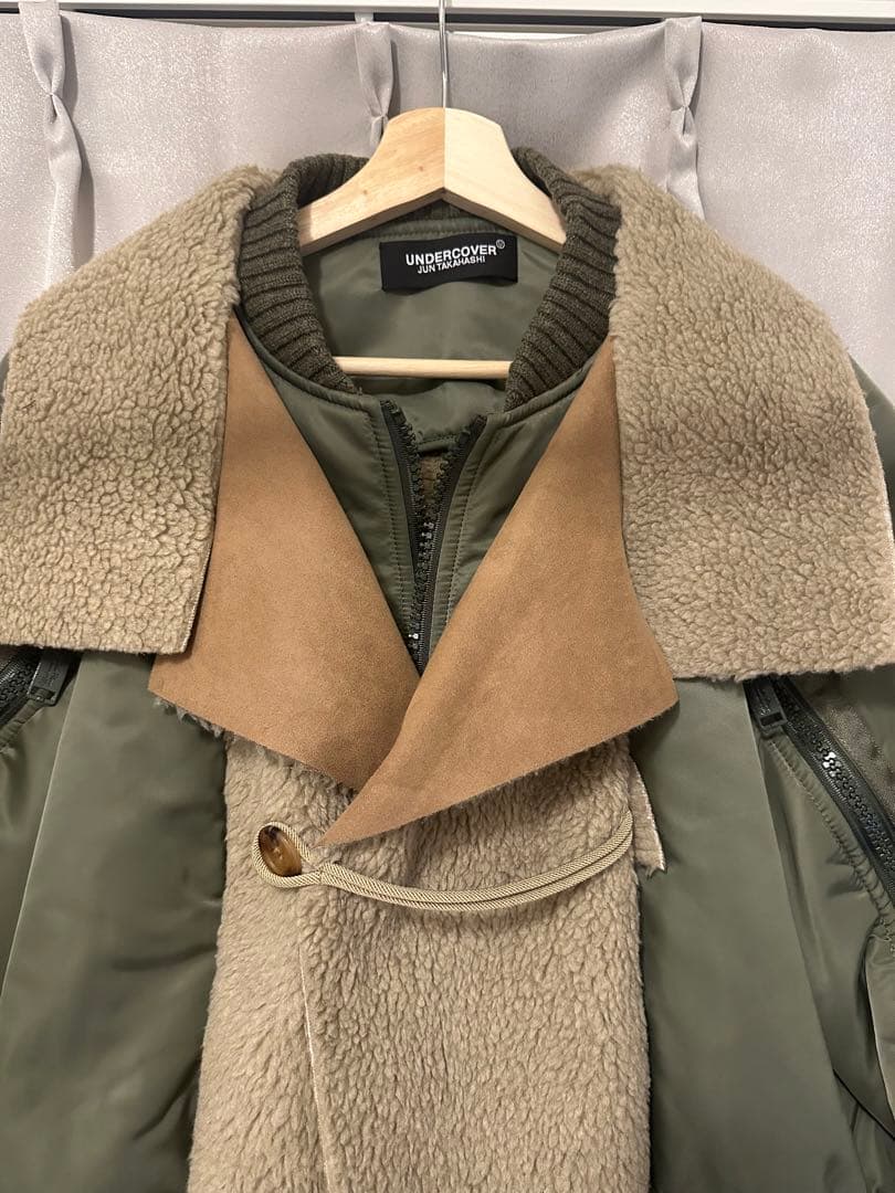 ⭐︎UNDERCOVER⭐︎sakai フェイクムートンmixMA-1ジャケット