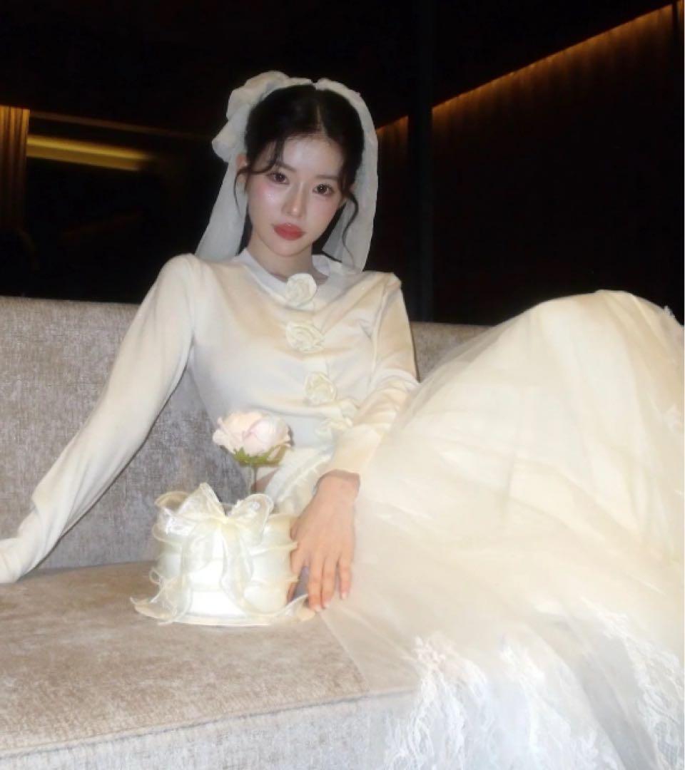 treatürself Clara Tulle Lace Long Skirt