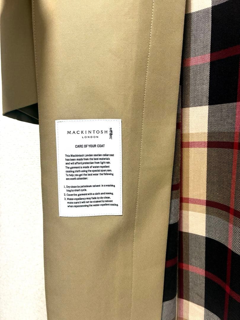 【未使用級】MACKINTOSH LONDON ジャケットステンカラーコート