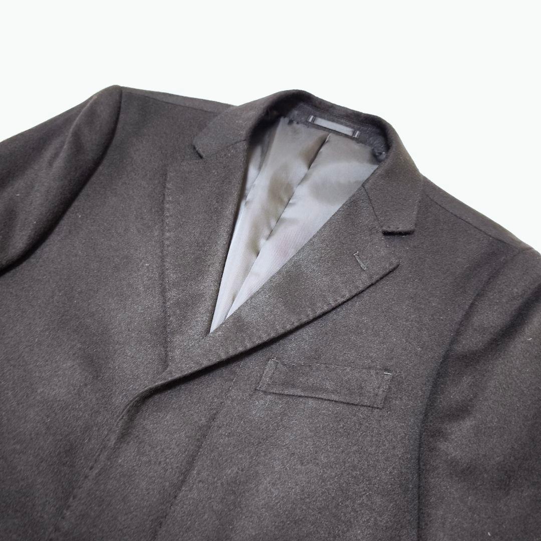 新品 カシミヤ100% BALLESTRINO ITALYステンカラーコートLL