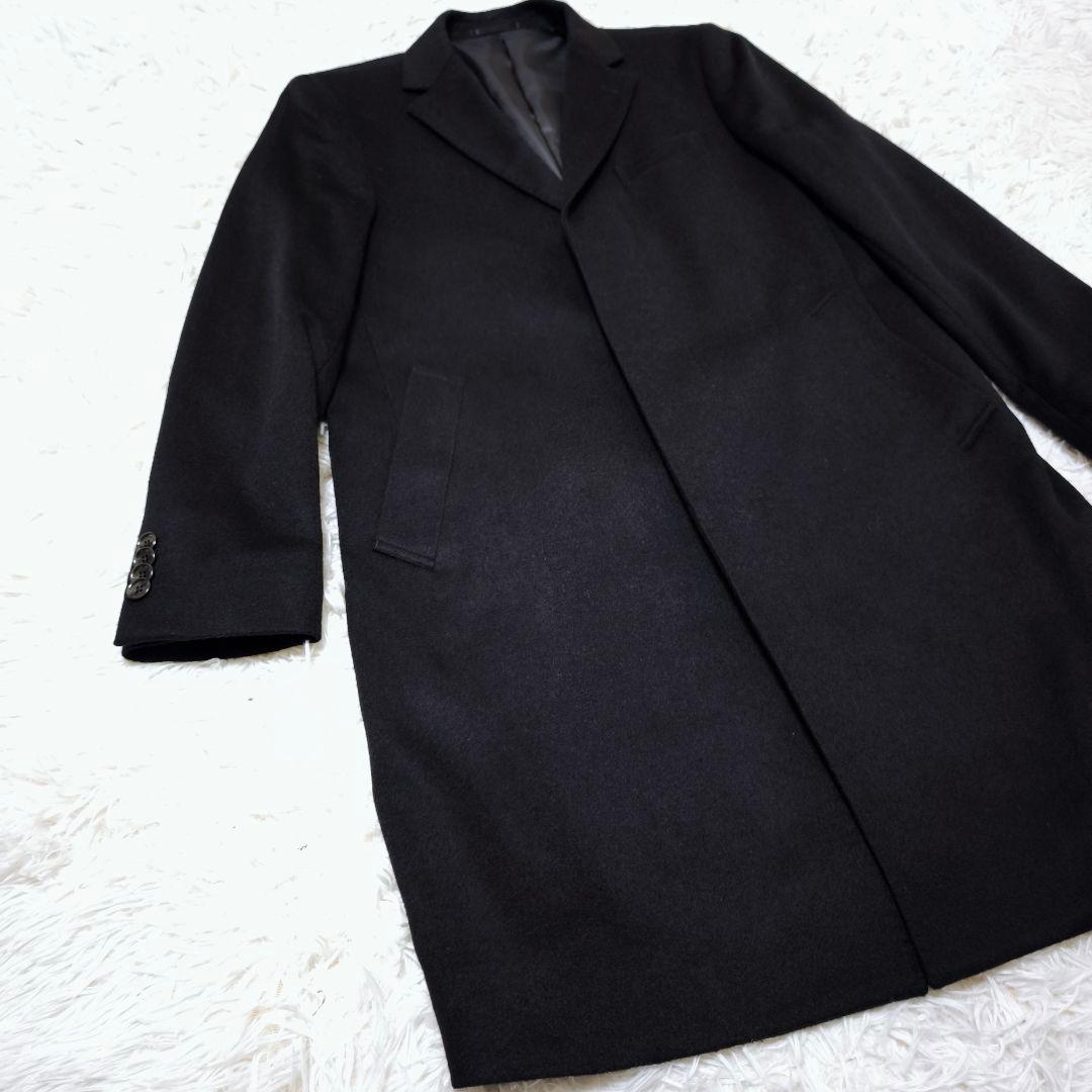 新品 カシミヤ100% BALLESTRINO ITALYステンカラーコートLL