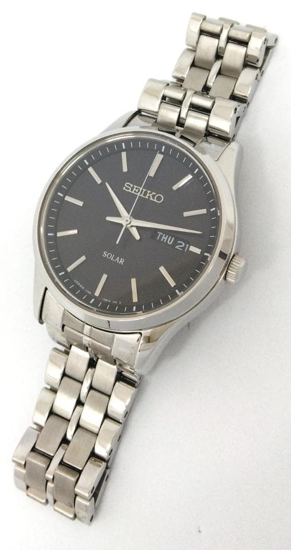 セイコー 腕時計 デイデイト メンズ ソーラー電池 中古美品！(107085)