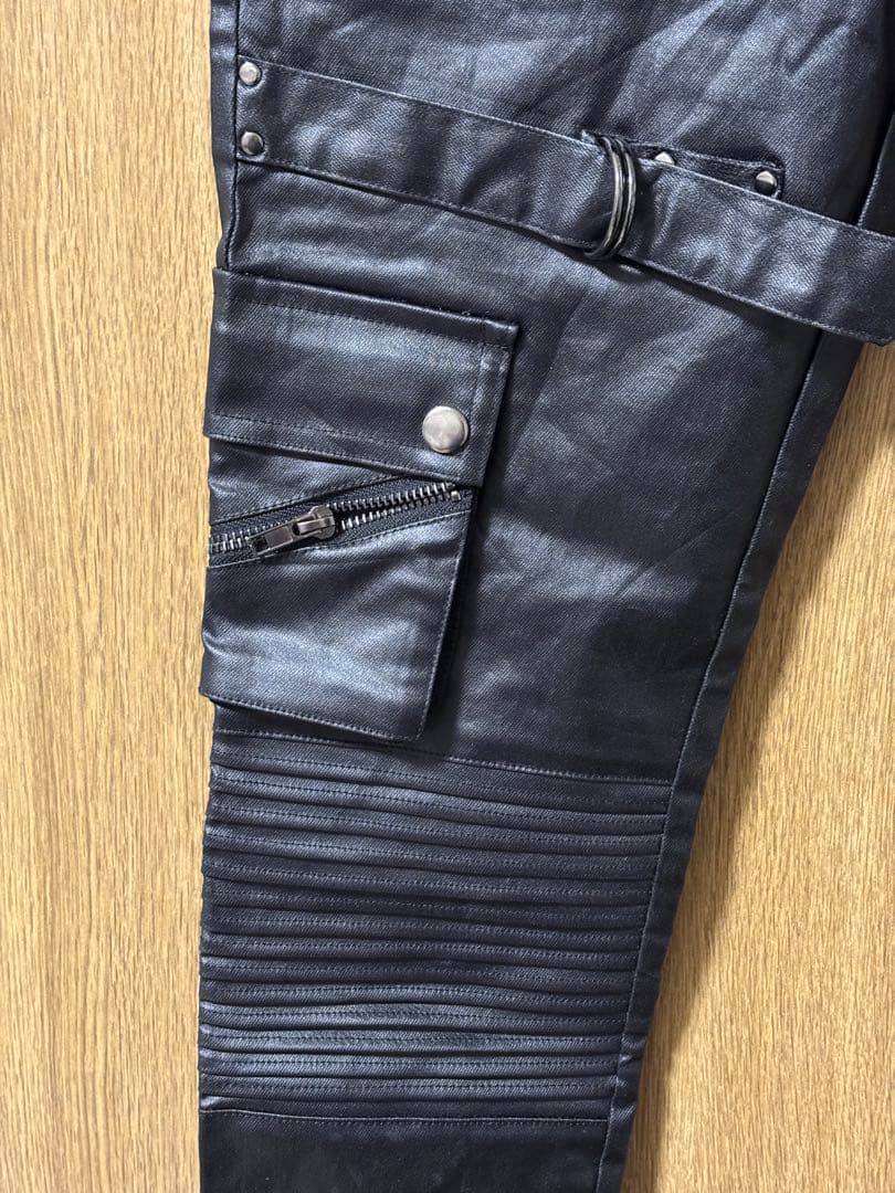 新品　Xfrm パンツ　トランスフォーム　ボンバーパンツ　ブラック　コーティング