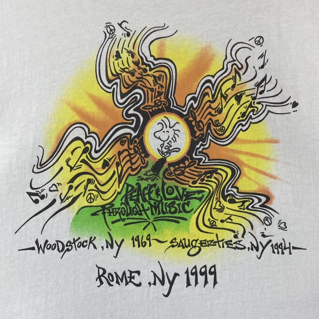 激レア 90s woodstock'99 Tシャツ XL 未使用 アート 洒落