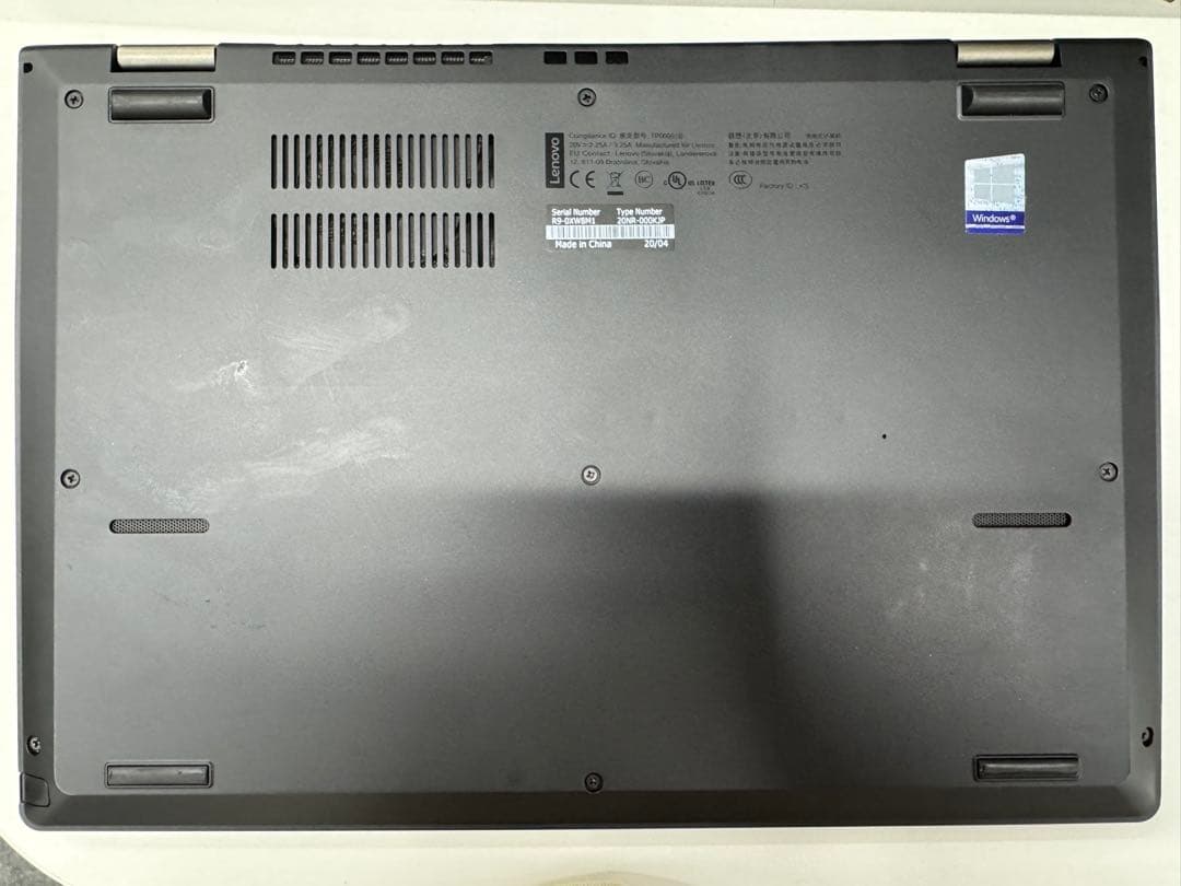 Windowsノート本体 Thinkpad L390 i5-8265U / 8GB / 256G SSD