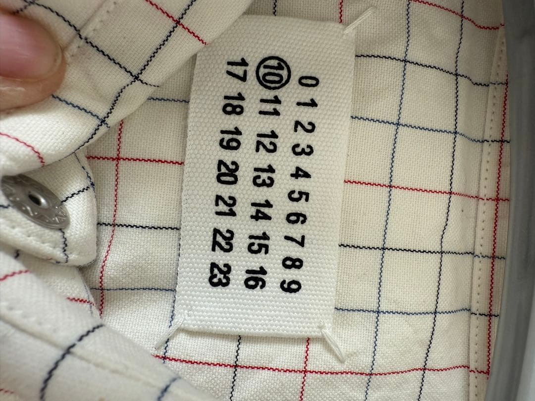maison margiela マルジェラ　ウエスタン　チェック　シャツ