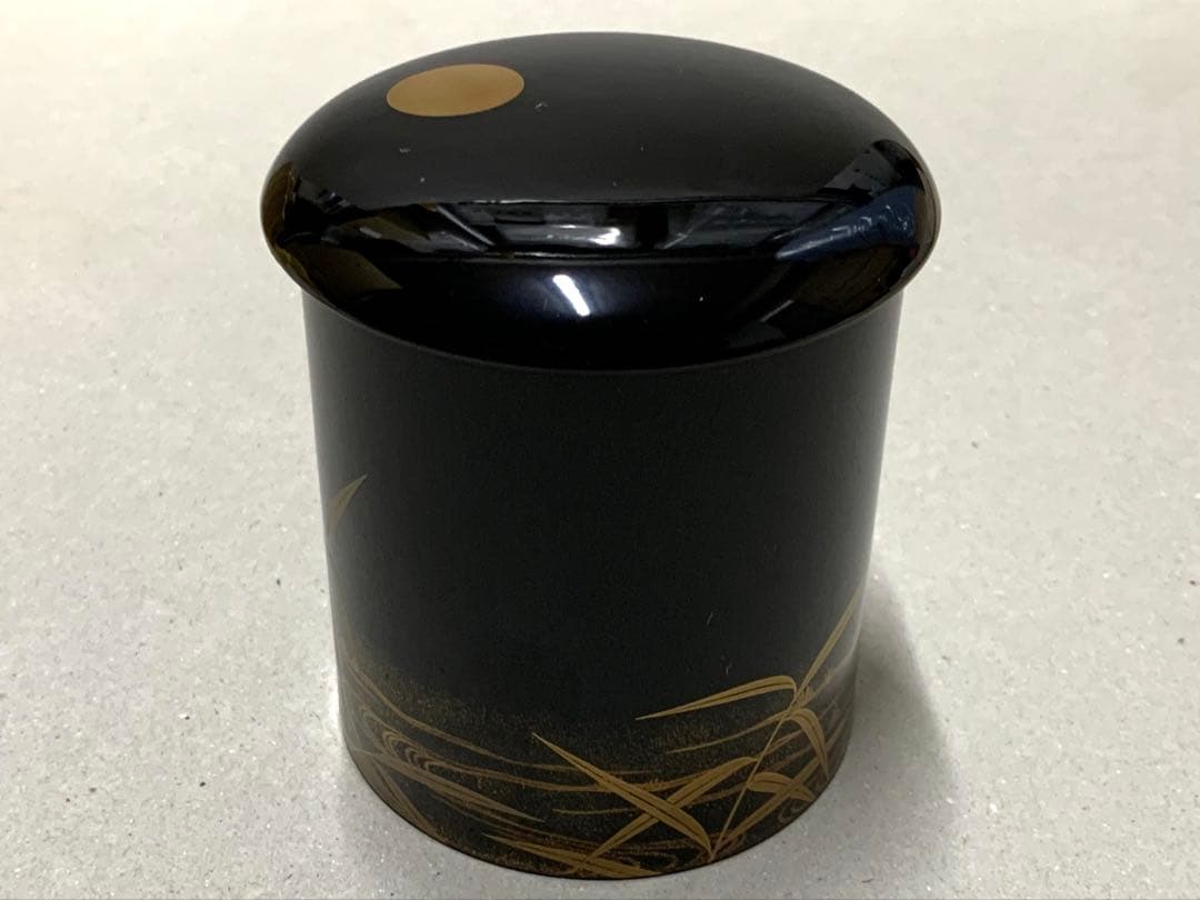 平安光入 鈴木光入 広沢蒔絵 金輪寺茶入 茶器 棗 茶道具 薄茶器 茶道具
