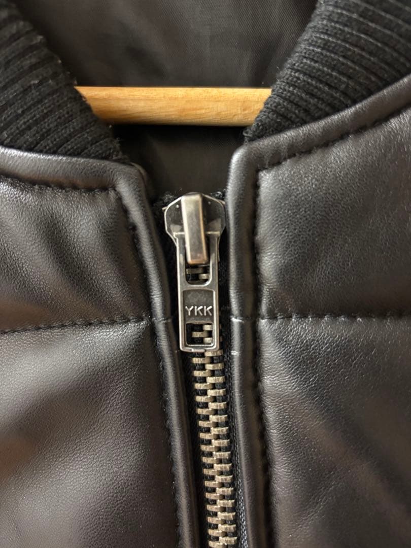 で*ん様 FRANKLIN MUSK レザー本革　MA-1 タイプ　 フランクリ