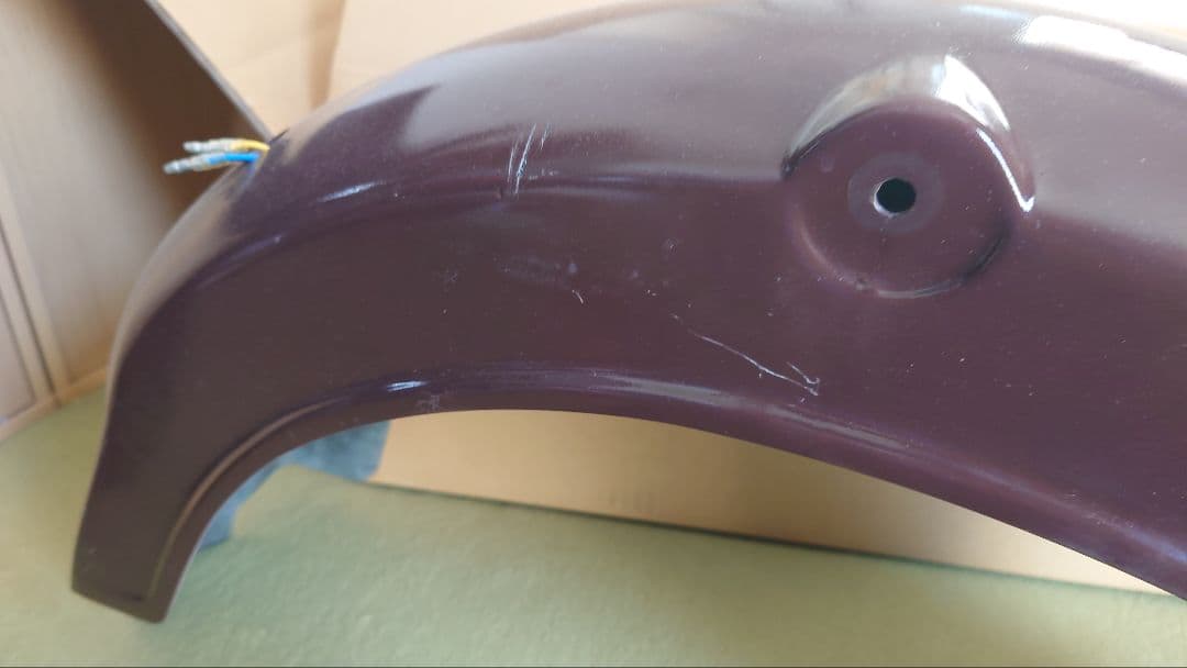 YAMAHA　SR400用　リアフェンダー　シックデザイン　「クラシックフェン…