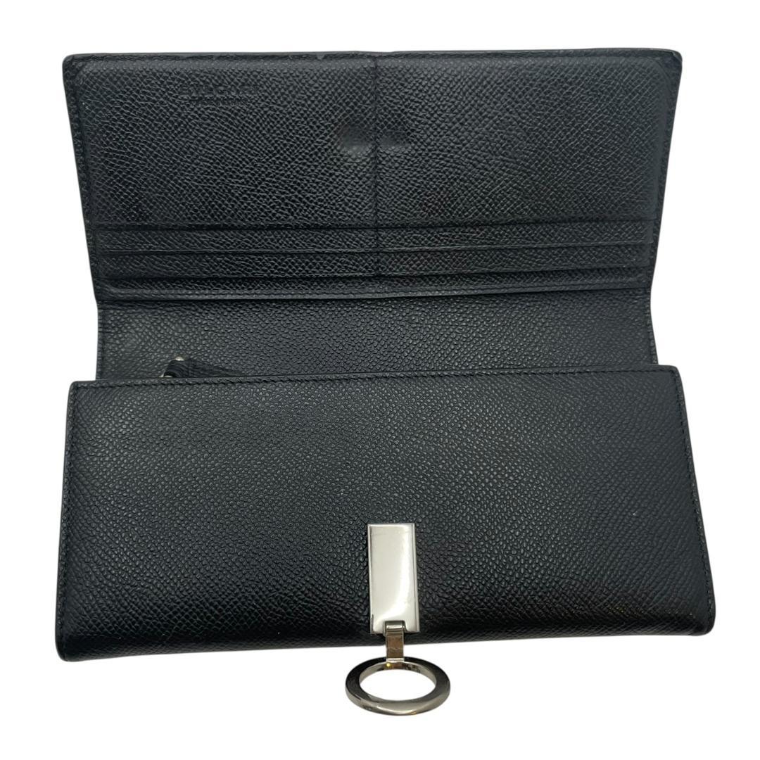 【美品】 BVLGARI ブルガリ 長財布 ビーゼロワン シルバークリップ