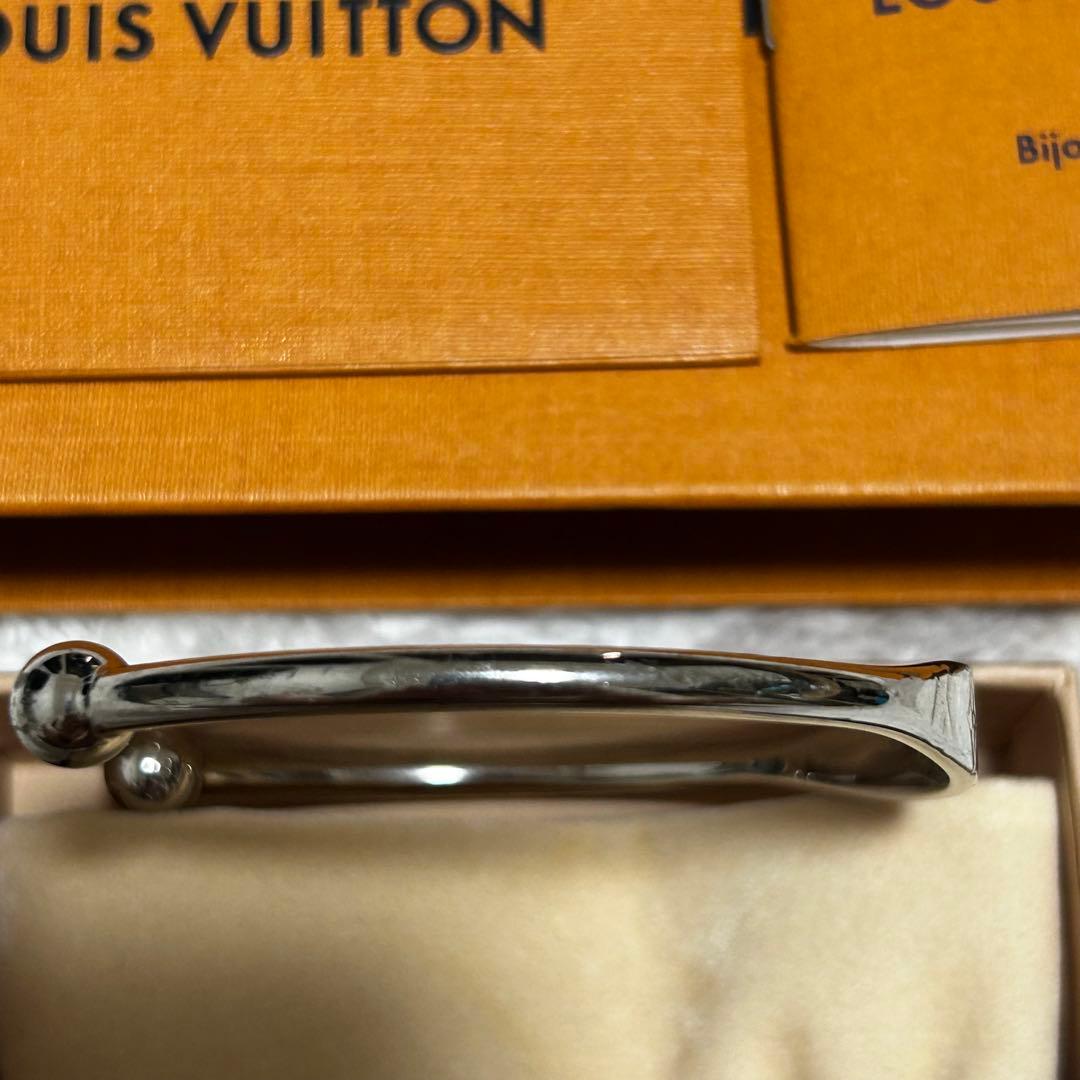 ルイヴィトン M64840 ジョンク モノグラム バングル イタリア製 L
