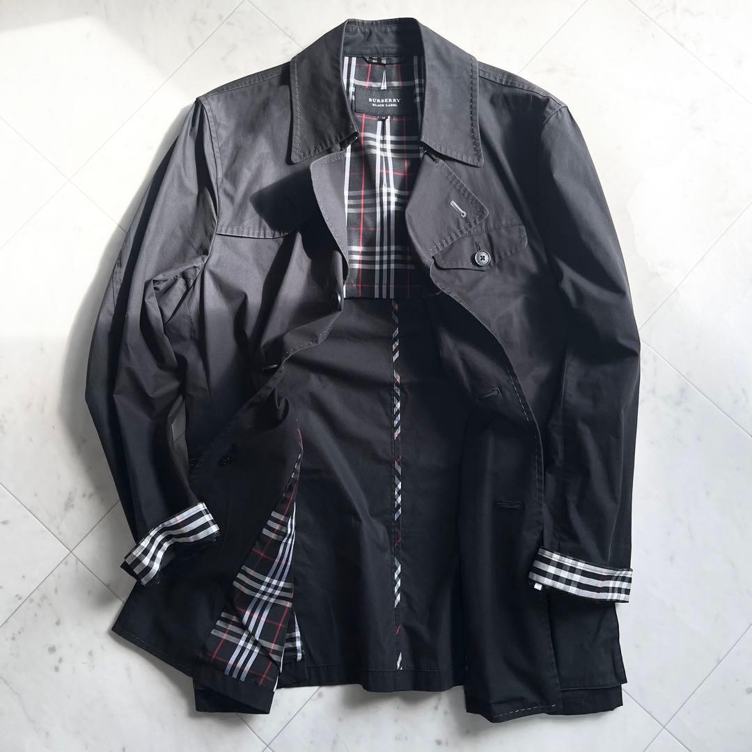 BURBERRY BLACK LABEL ショート丈 コート ノバチェック M