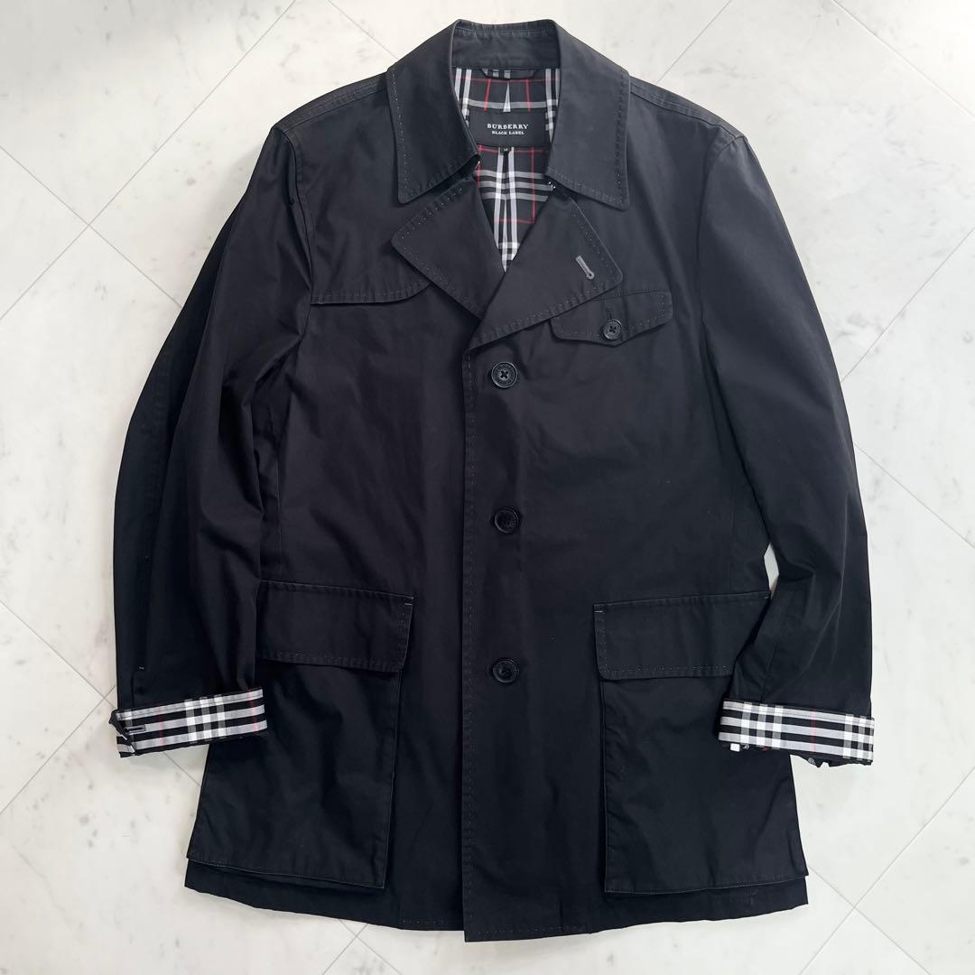 BURBERRY BLACK LABEL ショート丈 コート ノバチェック M