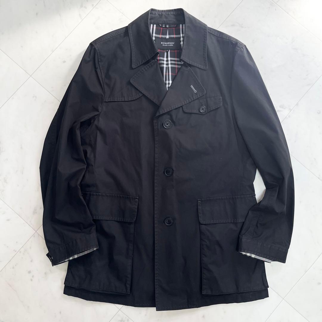 BURBERRY BLACK LABEL ショート丈 コート ノバチェック M