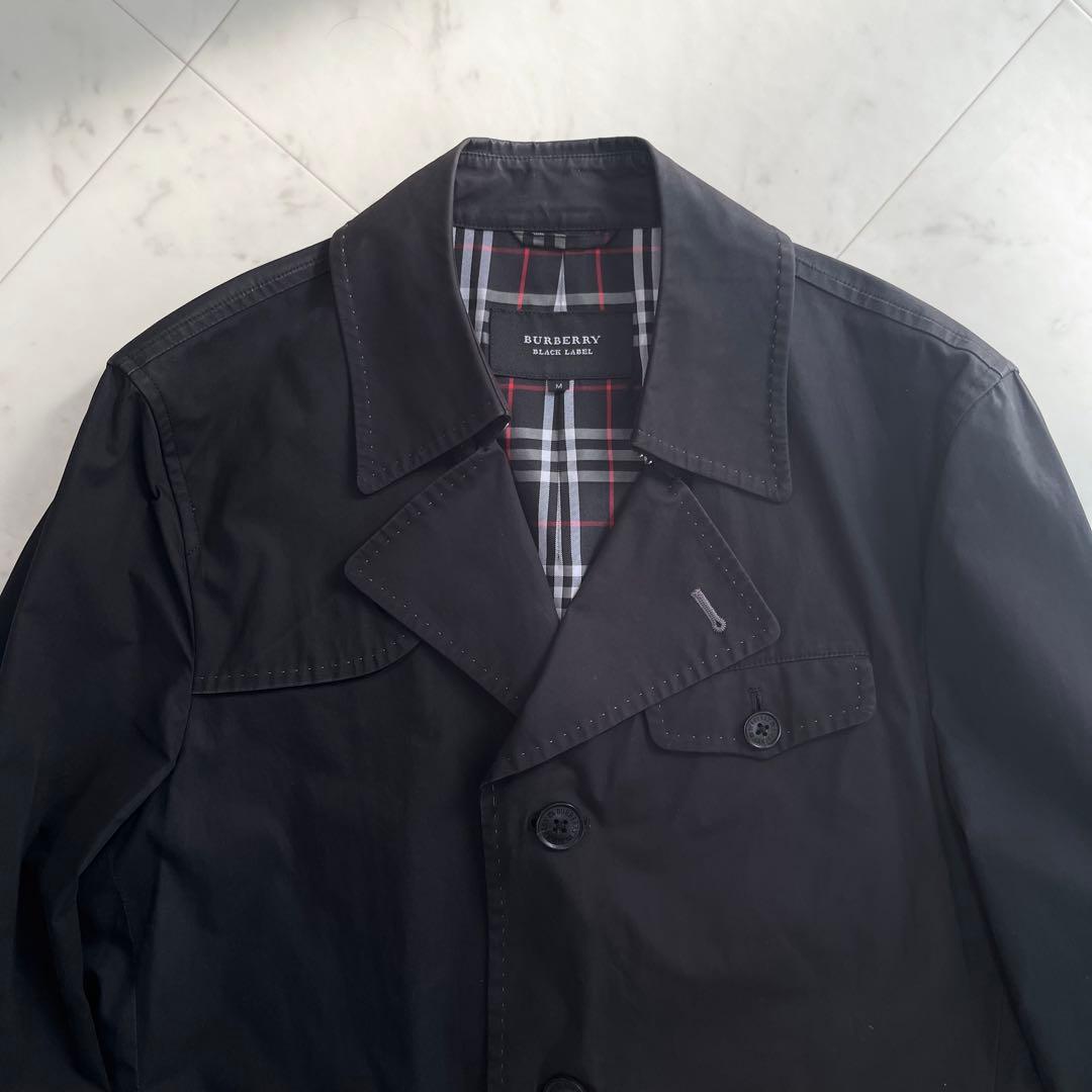 BURBERRY BLACK LABEL ショート丈 コート ノバチェック M