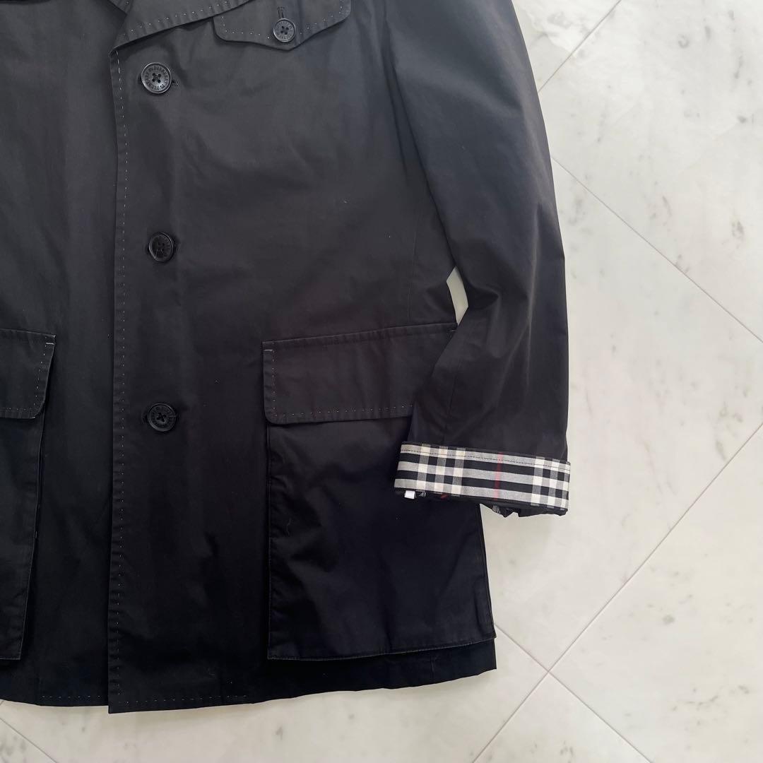 BURBERRY BLACK LABEL ショート丈 コート ノバチェック M