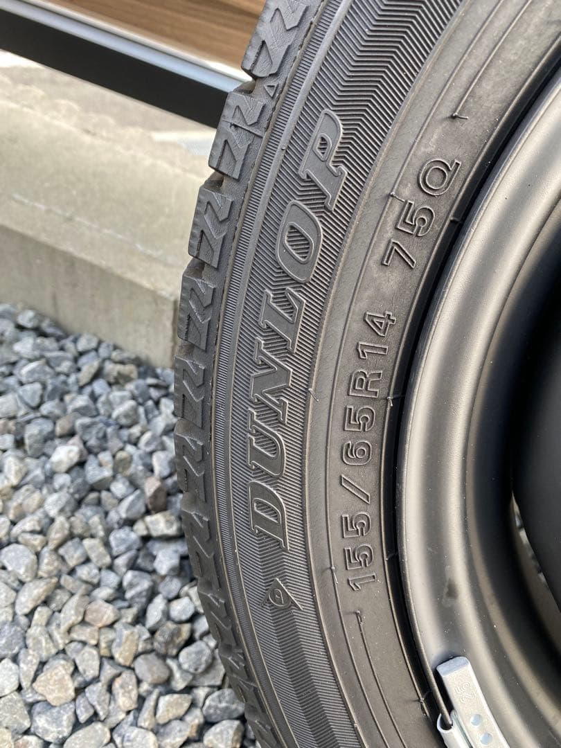 155/65R14 4本セット DUNLOP WINTER MAXX WM02