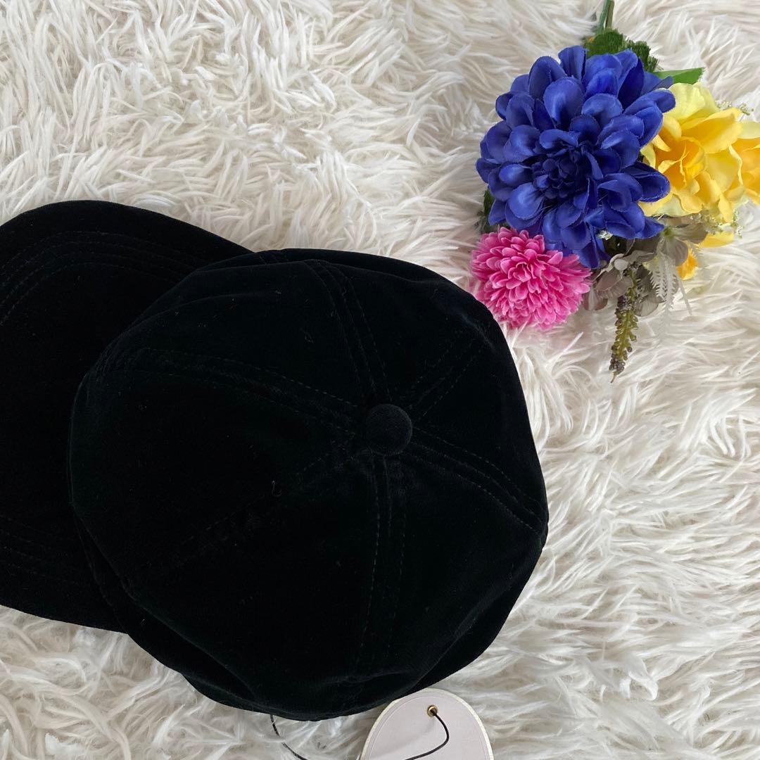 humoresque ベロアキャップ velour baseball cap
