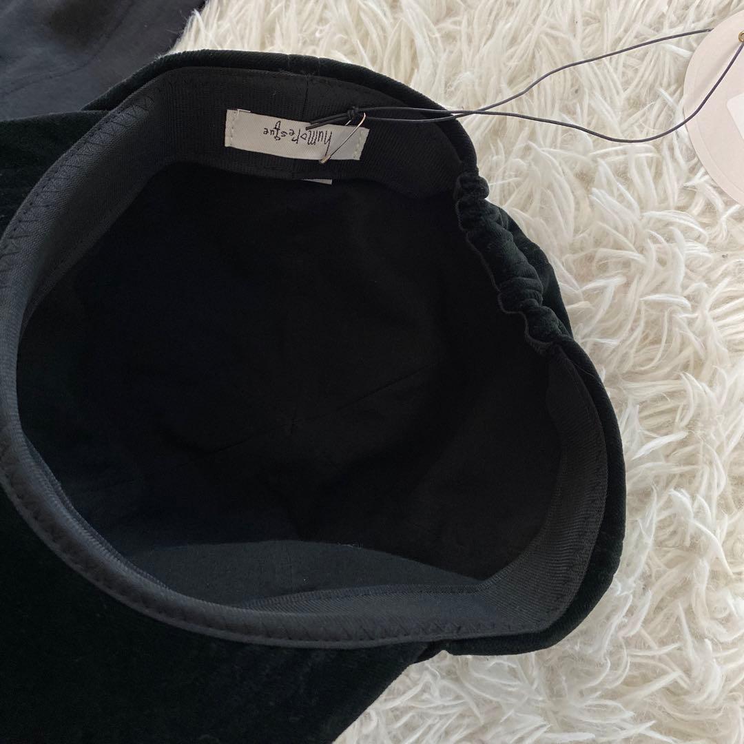 humoresque ベロアキャップ velour baseball cap
