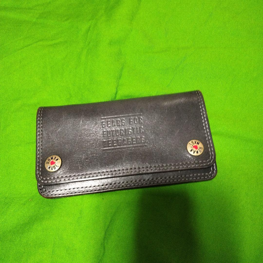 human made グレー　財布