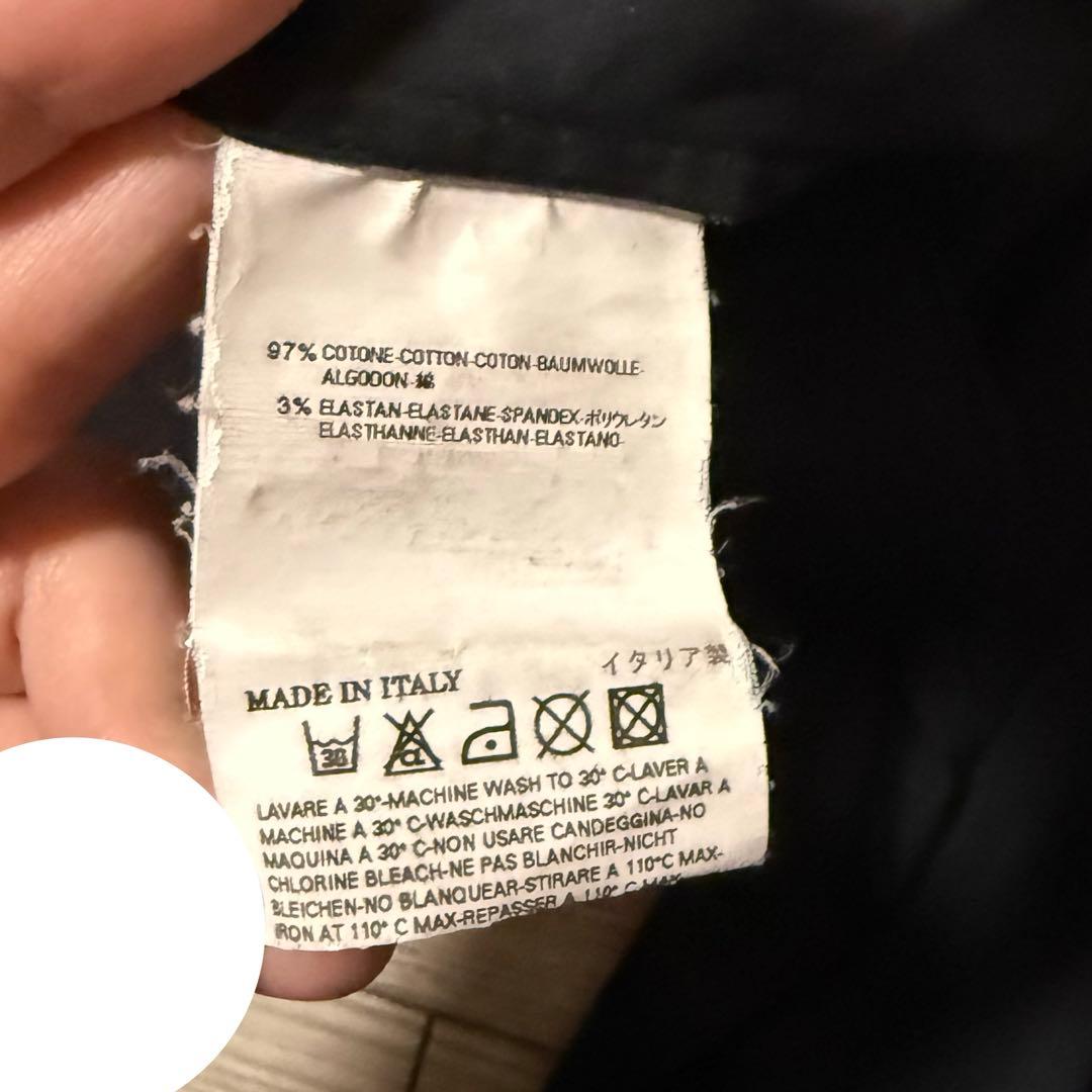メゾンマルジェラ(Maison Martin Margiela)ブラックシャツ