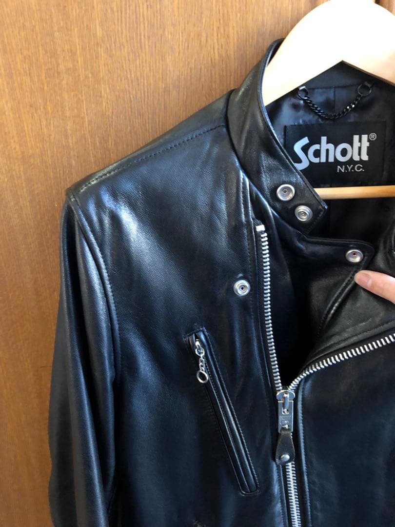 Schott セミダブル　レザージャケット　羊革