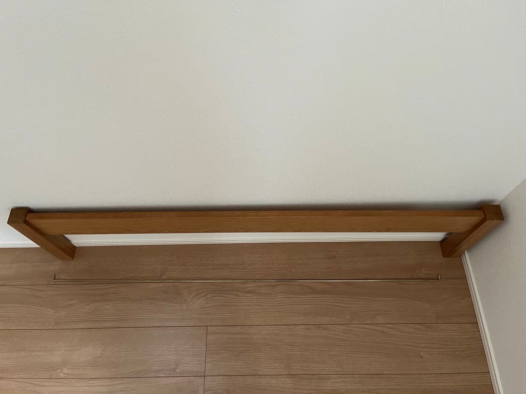 無印良品　木製ベッド　オーク材　突板　ダブル
