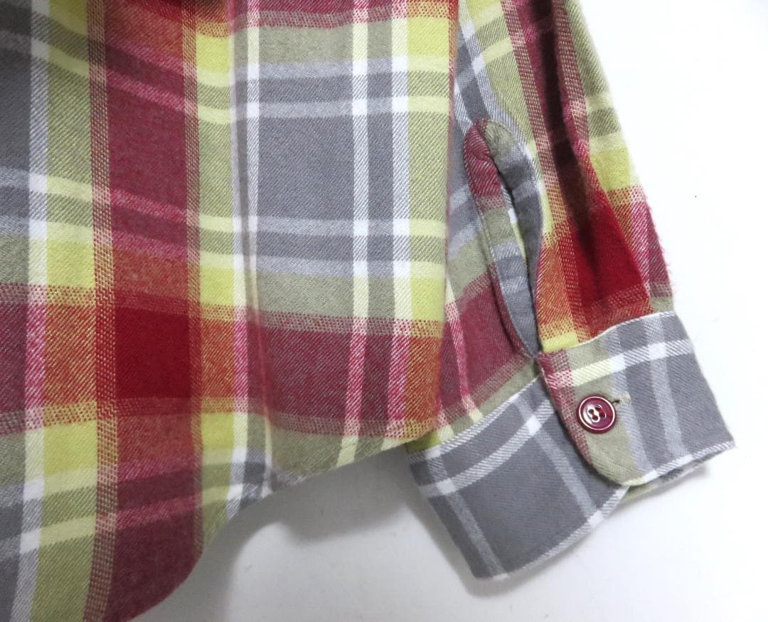 定価3.6万 UNUSED Rayon check shirt 2 レーヨン