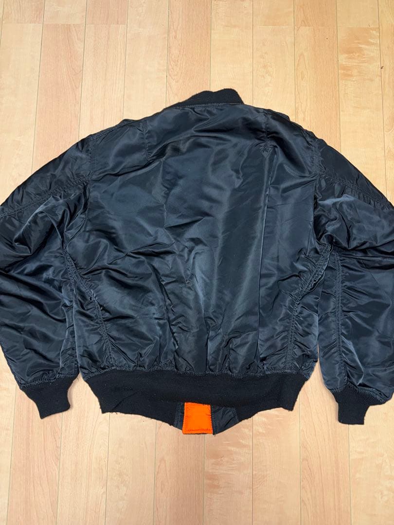 90s アルファ MA-1 インダストリーズ ブラック XL 大幅な値下げ交渉⭕️