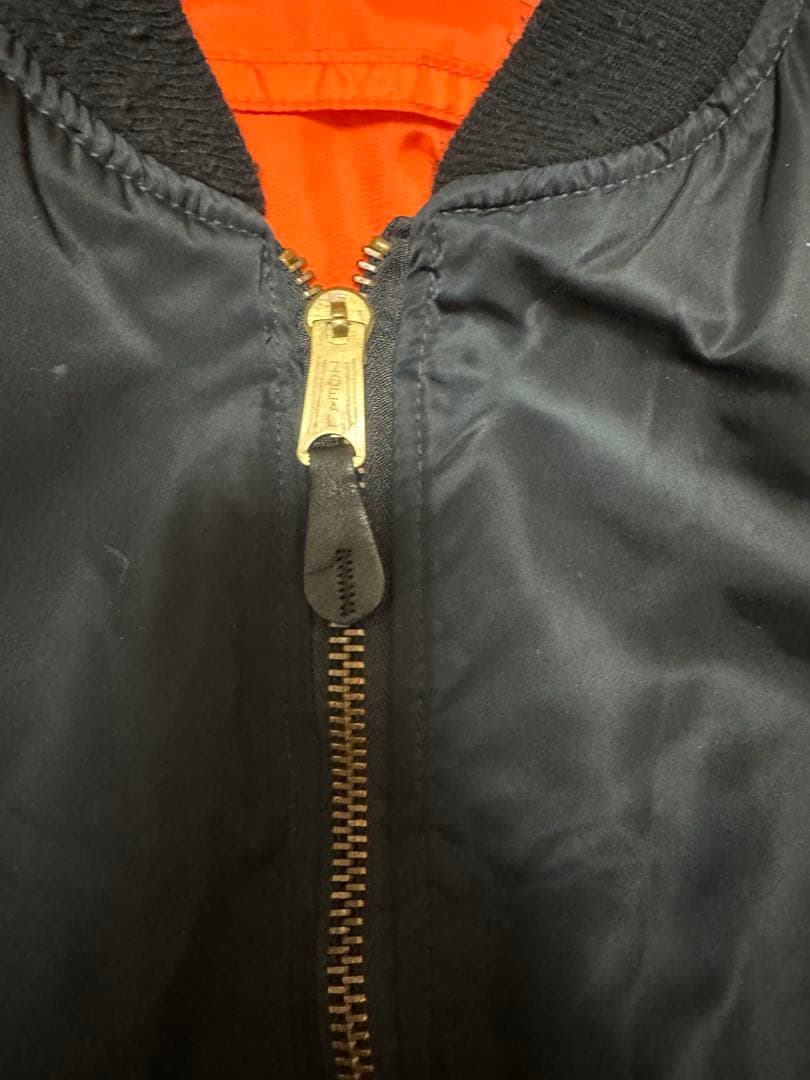 90s アルファ MA-1 インダストリーズ ブラック XL 大幅な値下げ交渉⭕️