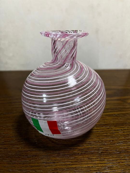 ムラーノガラス　小瓶　香水瓶　ピンク