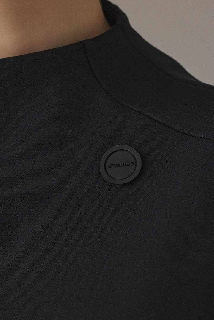 レディースウェア ESQUISE golf FLOATING MINI DRESS - BLACK