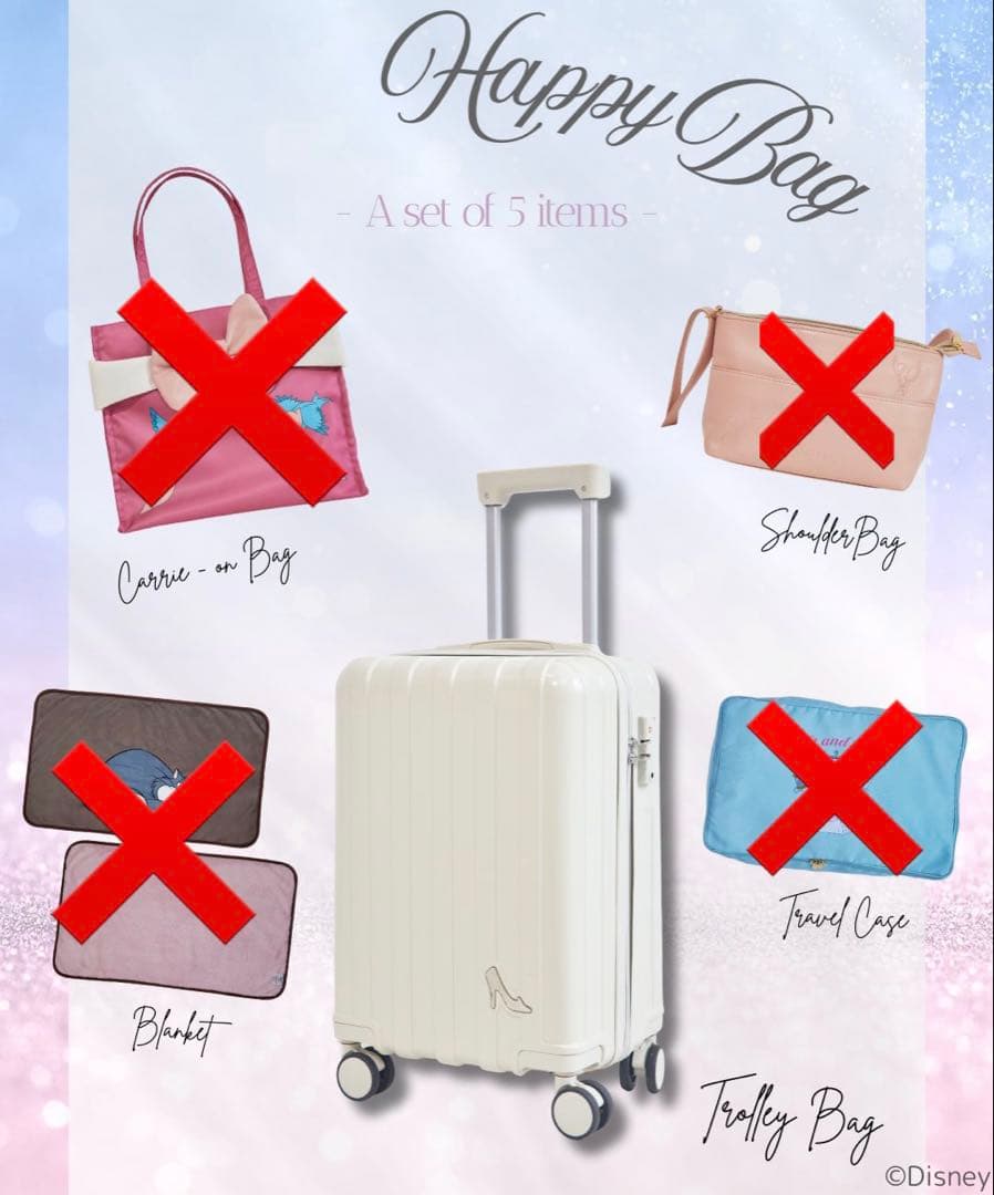 シンデレラ　キャリーケース　ちはる　ディズニー　コラボ