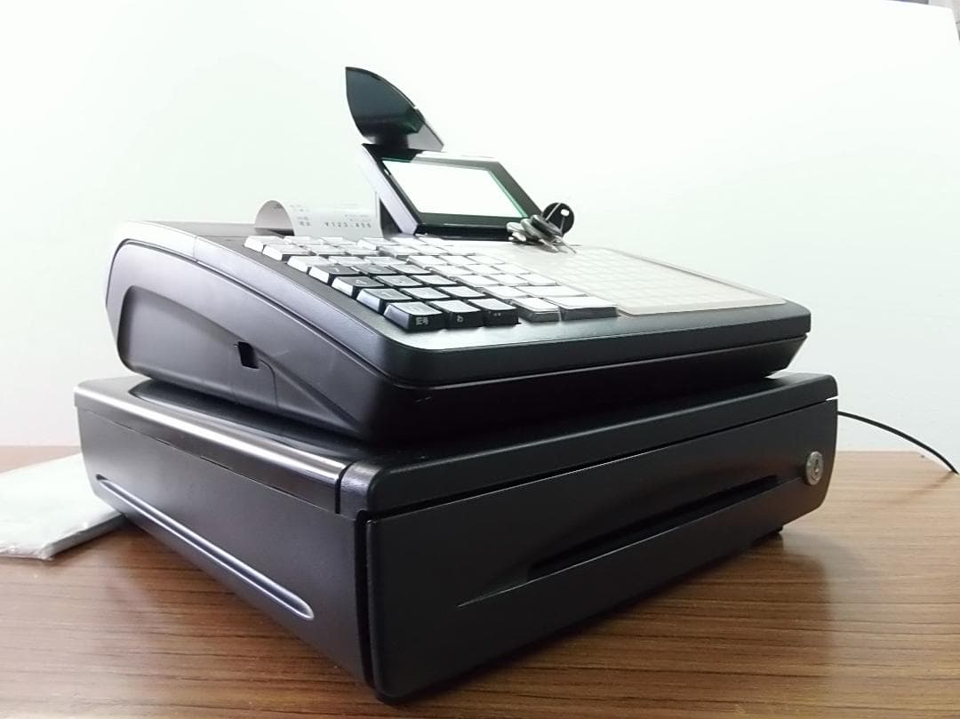 設定無料 飲食向　CASIO TK-400 レジスター 72タッチ　250823