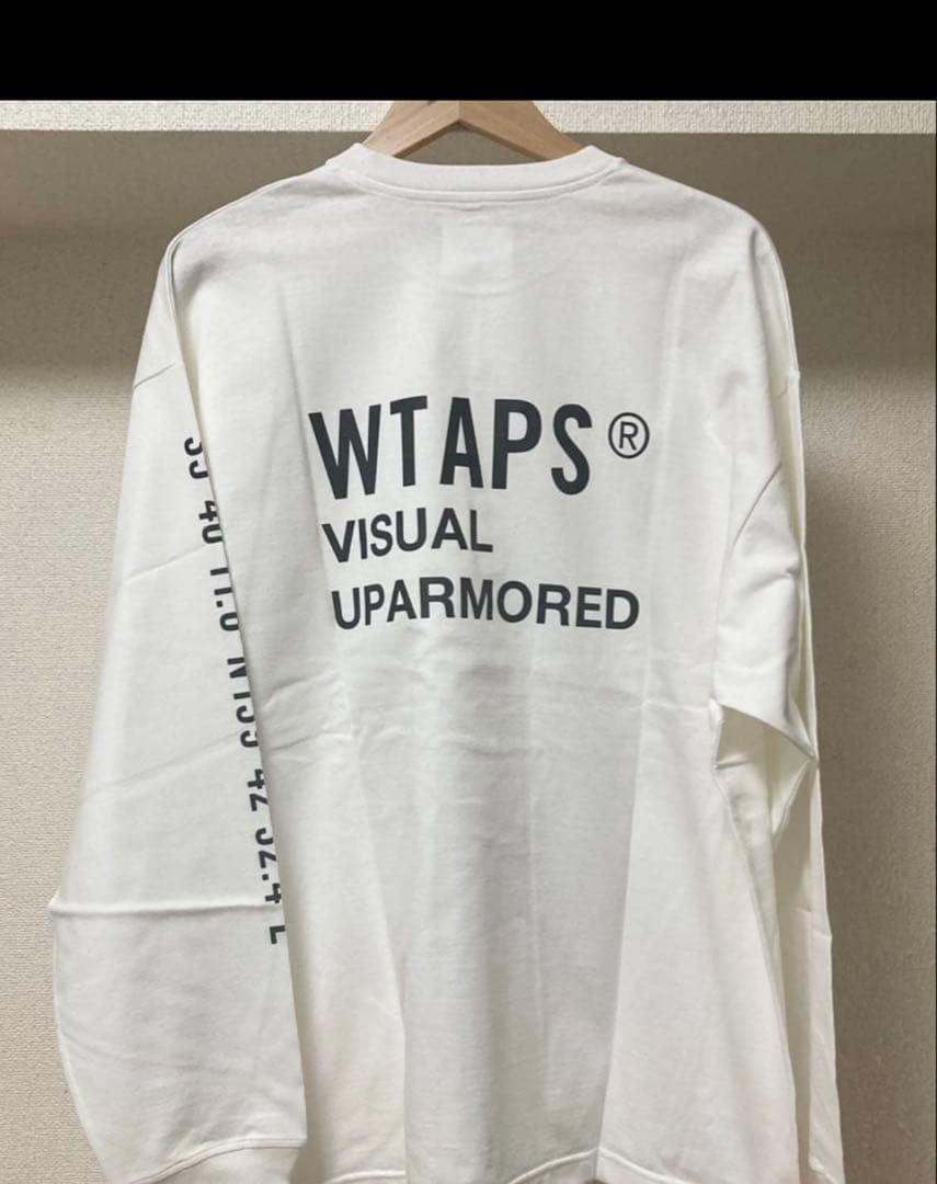 うし　wtaps ロングスリーブ Tシャツ 02 白