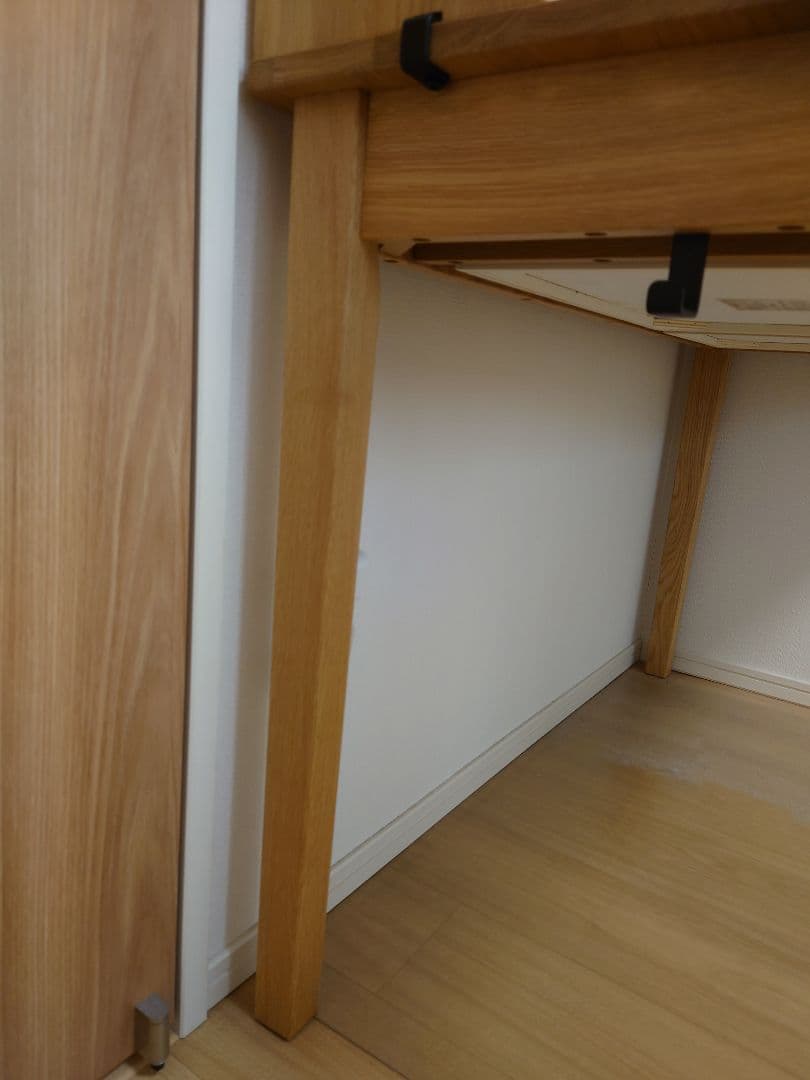 【引取限定・大阪府】無印良品　無垢材デスク　オーク材　※2/21以降引き渡し※