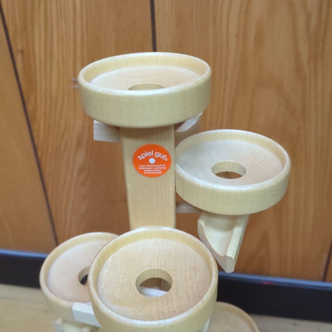 Tower of Plates 知育玩具　ベック社　玉の塔　白木 BECK社