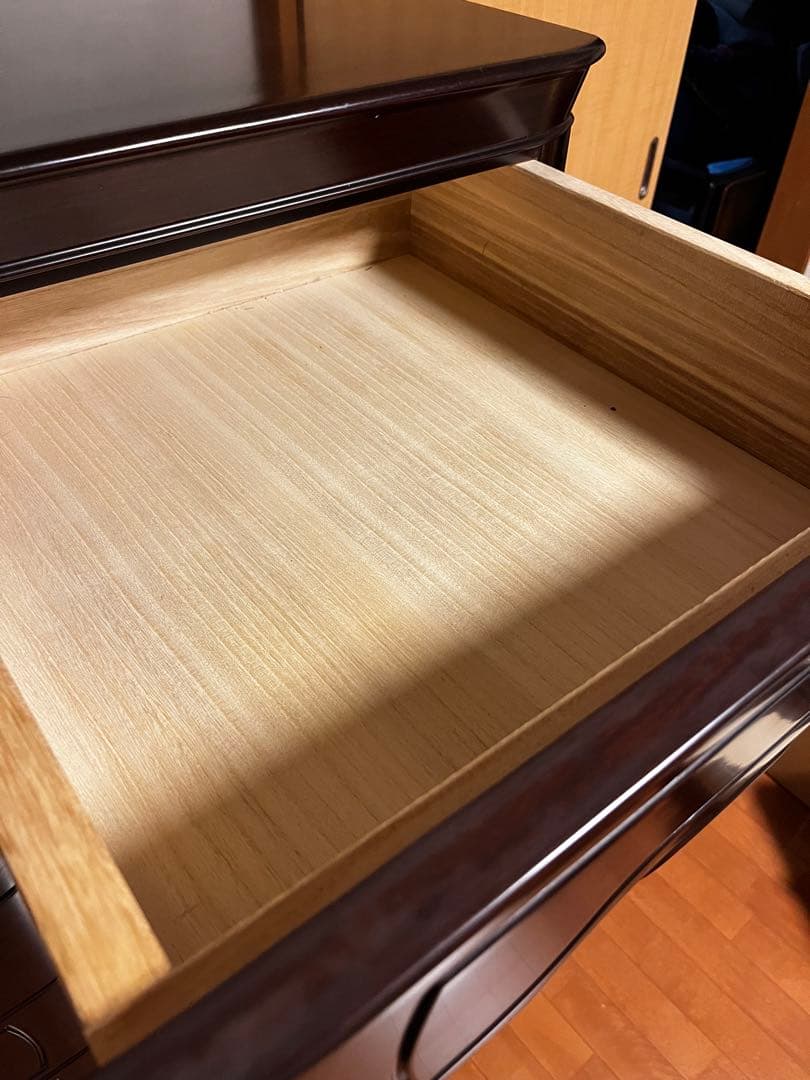 民藝家具　天然木　高級箪笥　タンス　幅160cm 花梨　宝飾品・和装小物入れ付