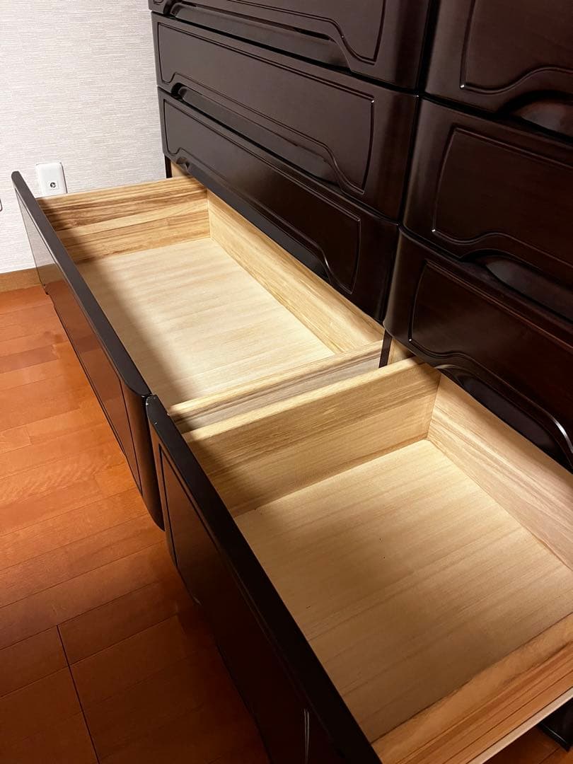 民藝家具　天然木　高級箪笥　タンス　幅160cm 花梨　宝飾品・和装小物入れ付
