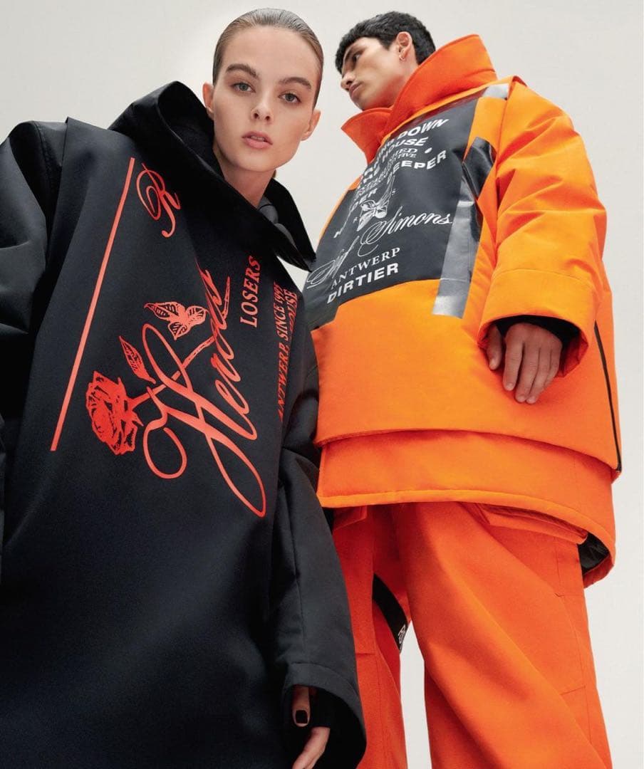 RAF SIMONS × TEMPLA 2019AWプリントノースリーブトップス