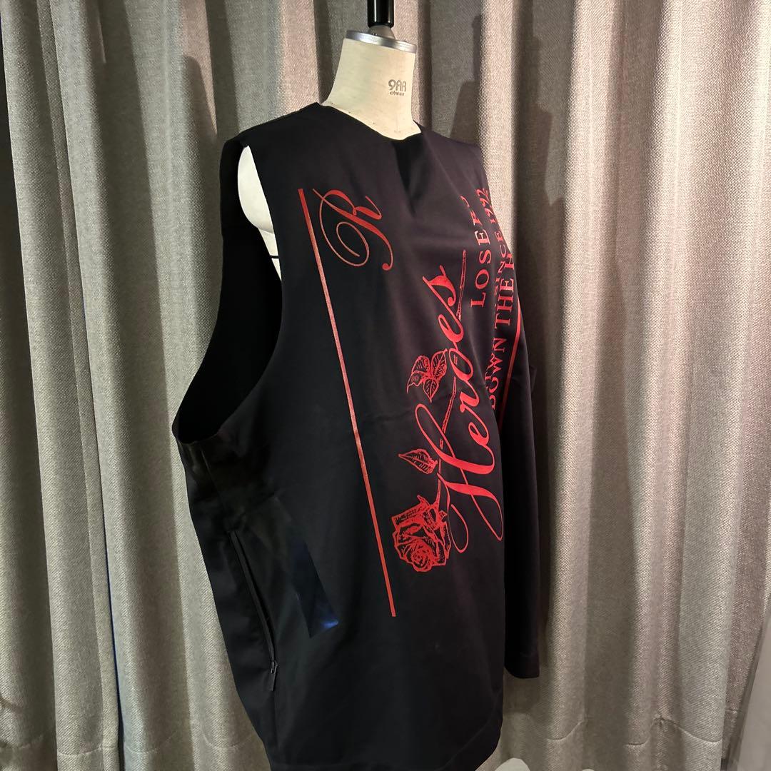 RAF SIMONS × TEMPLA 2019AWプリントノースリーブトップス