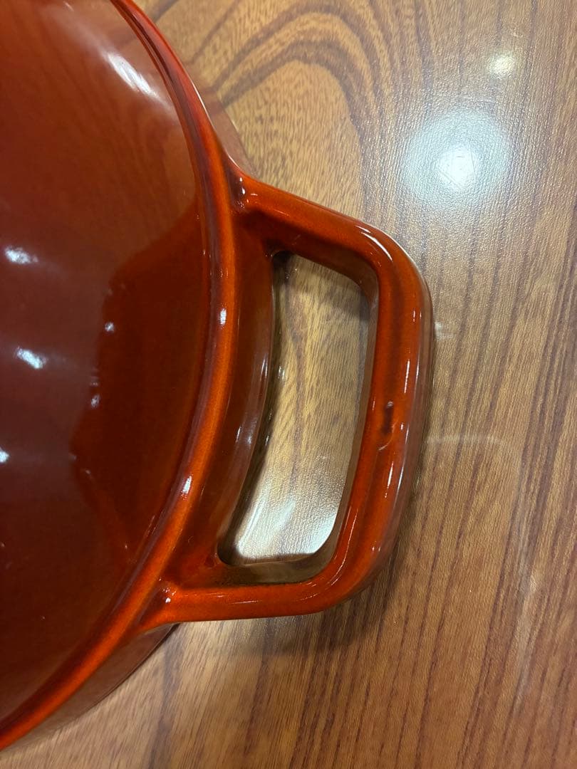 staubココット オーバル31㎝ ガーネット ルージュ レッド