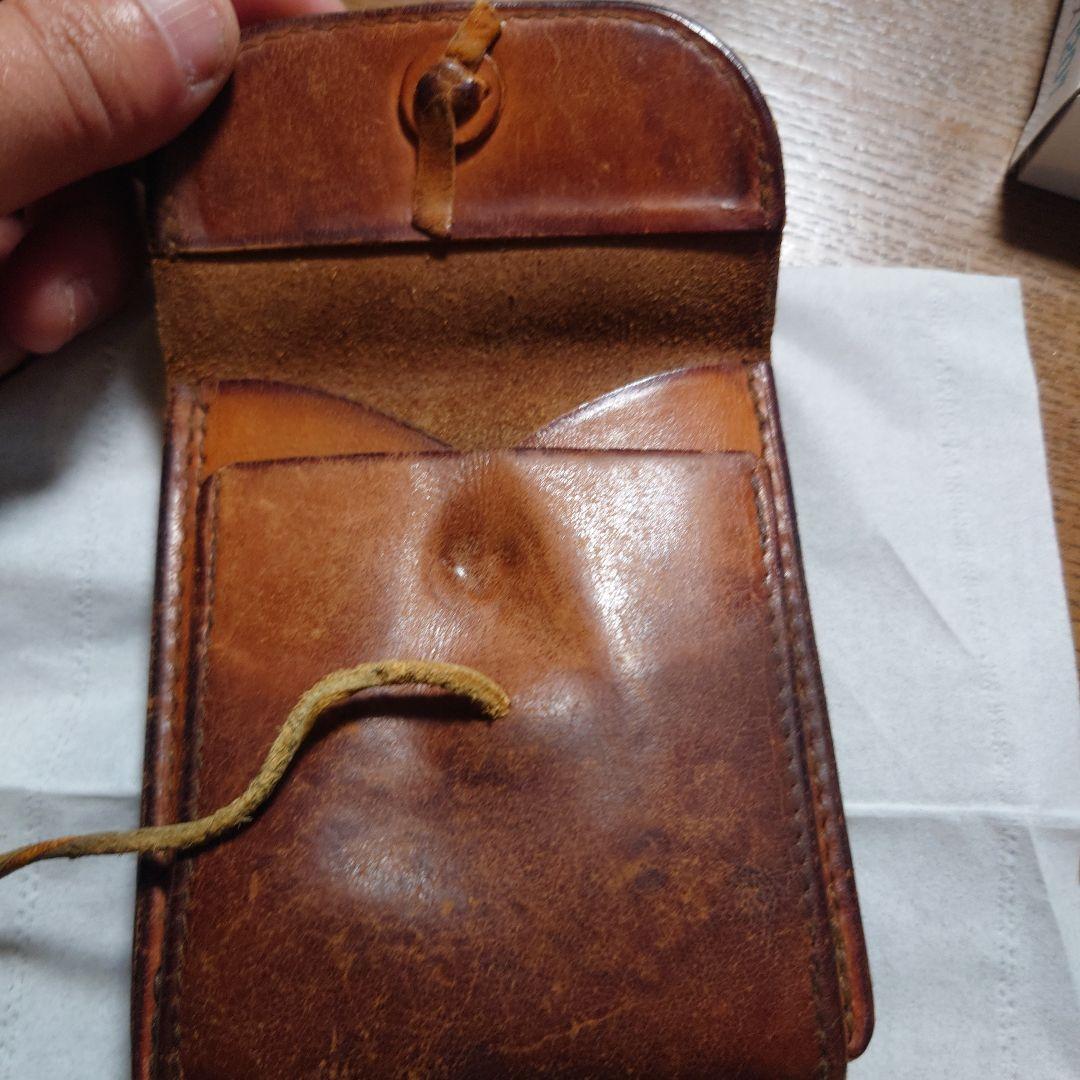 ゴローズ 二つ折り財布 茶色 　コンチョ付き