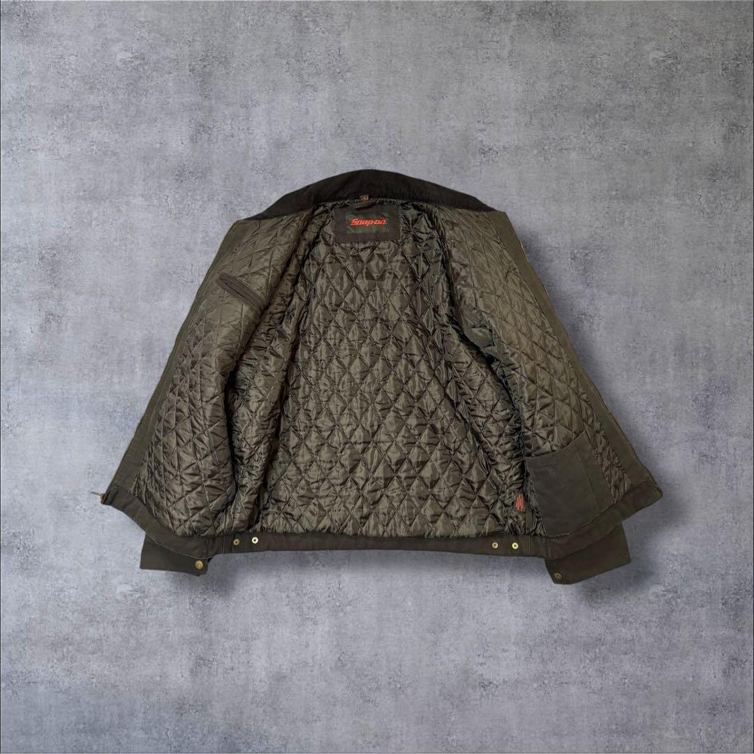カズ！スナップオン Snap-on デトロイトジャケット ブルゾン 刺繍ロ