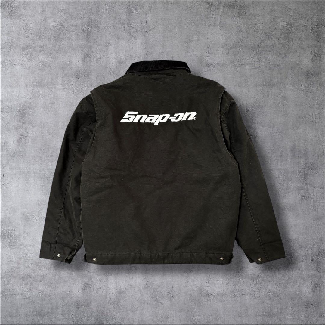 カズ！スナップオン Snap-on デトロイトジャケット ブルゾン 刺繍ロ