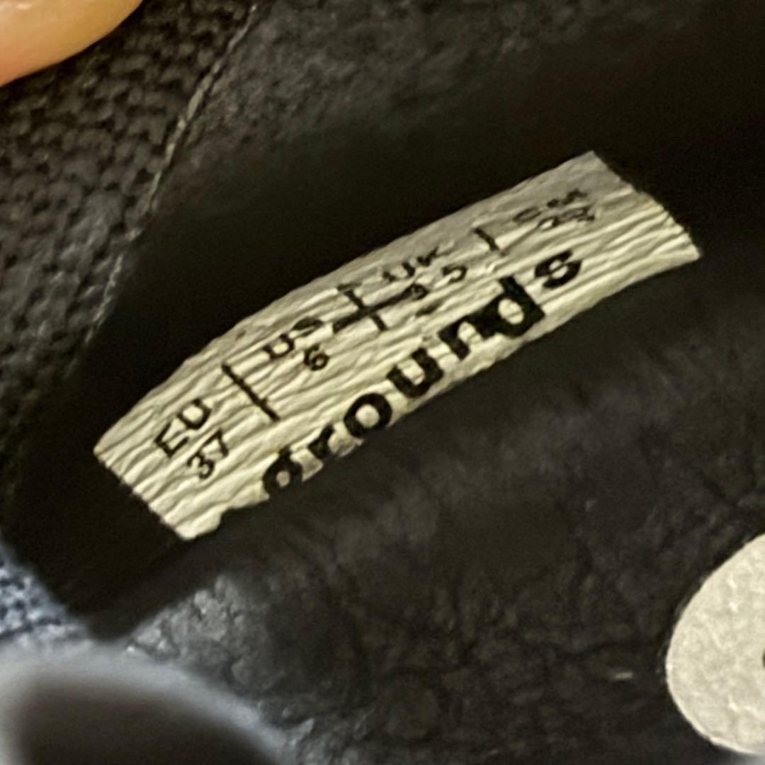 ♫*様 ブラック メッシュ アッパースニーカー　grounds mikio sa